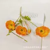 Floristería de Simulación de Boda Naranja Material de Flores Naranja Naranja Tema Arreglo de Lugar de Boda Hotel Arreglo de Flores de Plástico