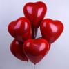 Globo rojo gema de doble capa, decoración para propuesta de confesión, diseño de escena de globo de amor, globo rojo granada en forma de corazón para fiesta