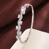 Pulsera de Moda Coreana de Alta Venta Transfronteriza, Exquisita con Circonita Microincrustada para Mujer, Joyería de Lujo Ligero de Alta Gama al por Mayor