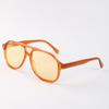 Nueva Moda Gafas de Sol de Hoja Hechas a Mano de Alto Sentido Gafas de Sol Retro de Moda Gafas de Sol Unisex de Montura Grande