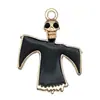 Transfronterizo 125 Goteo de aceite Fantasma de Halloween Calavera Murciélago Muerte Colgante DIY Pulsera Llavero Colgante de Joyería