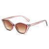 Gafas de Sol Ojo de Gato Transfronterizas Nuevas Moda Gafas de Tendencia Montura Pequeña Europea y Americana Ins Celebridad de Internet Foto Callejera Montura Tinta Personalizada