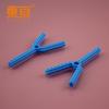 YXG7785Y varilla azul en forma de Y diez varilla letra varilla tirachinas varilla accesorios de juguete Tecnología Bloques de Construcción Piezas