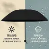 Guarda-chuva dobrável extra grande com doze varetas para mulheres, uso duplo para sol e chuva, estilo executivo, revestimento preto para proteção solar e proteção UV