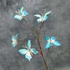 Decoración de ventana de mariposa impresa en 3D, decoración del hogar, accesorios de fotografía, flores artificiales populares, adornos de flores artificiales transfronterizos al por mayor