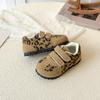 Tenis de Velcro con Estampado de Leopardo para Niñas 2026 Otoño Nuevos Versátiles de Moda Suela Suave Casual para Correr para Niños