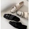 Versão em Pele de Ovelha~Sapatos Casuais Mary Jane Esportivos Retrô em Couro Genuíno para Mulheres, Sapatos Pequenos de Couro com Solado Grosso Prateado, Sapatilhas