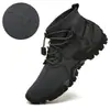Meias personalizadas sapatos sapatos masculinos tamanho grande malha fly tecido cor sólida sapatos esportivos amantes de caminhada ao ar livre tênis de corrida