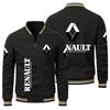 Chaqueta fija con logo de coche, moda fina, comercio exterior transfronterizo europeo y americano, abrigo de motocicleta deportivo de color liso, chaqueta japonesa