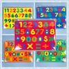 Materiales didácticos magnéticos de letras y números para niños de 1º a 2º grado, Herramientas de aprendizaje básicas, Rompecabezas educativos, Papelería educativa