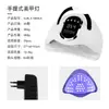 Lâmpada de Unha Sunx11Max com 66 Lâmpadas, Máquina de Fototerapia para Unhas, Lâmpada de Cura Rápida para Esmalte em Gel, Lâmpada UV com Sensor, Luz Ultravioleta