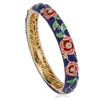 Pulsera de cloisonné especial de Beijing estilo étnico retro esmalte abierto color moda pulsera rosa para mujeres