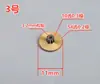 Engrenagem de precisão miniatura de cobre módulo 0.2 molde 0.3 conjunto de engrenagens de metal molde 0.35 caixa de engrenagens várias especificações