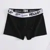 Ropa interior de algodón para hombre Entrepierna de algodón Alta elasticidad Cintura media Boxer para niño Ropa interior Boxer para estudiante del año de nacimiento