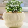 Promoção de Vasos de Flores Cerâmicos Tamanho Extra Grande para Uso Doméstico com Prato, Design Único para Uso Doméstico, Adequado para Cultivar Orquídeas Phalaenopsis e Suculentas