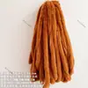 Atacado em Estoque Acabamento de Pele de Coelho Sintética para Roupas Hanfu Infantis, Gola, Punhos, Bordas de Sapatos, Acessórios e Franja Decorativa