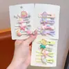 Pinzas para el pelo de niños, pinzas laterales, pinzas de pato princesa estrella de mar y concha, pinzas para flequillo, pasadores para la frente de niñas, accesorios para el pelo