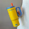 Taza isotérmica de acero inoxidable 316 muy elegante y atractiva, taza de hielo gigante con gran capacidad y asa, adecuada para uso en automóvil