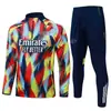 2526 Traje de Entrenamiento de Fútbol para Adultos Traje de Entrenamiento de Fútbol Manga Larga Conjunto para Adultos Otoño e Invierno Conjunto de Entrenamiento de Manga Larga para Adultos