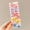 Anillos para el pulgar con pelo para niños No dañan la cuerda para el pelo Cuerda elástica para el pelo de niña Diadema de princesa Tendón de goma pequeño Cuerda elástica para el pelo de niña Tocado