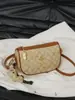 Bolso bandolera para mujer 2026 nuevo casual moda ligero versátil tipo sillín con un toque de alta gama, diseño estampado