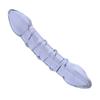 Pene de cristal de doble cabeza para mujer, estimulador del punto G, masturbador de cristal, productos sexuales para adultos al por mayor