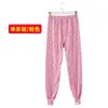Pantalones Térmicos de Algodón Holgados para Mujer de Edad Avanzada, Pantalones Cálidos de Lino para Personas de Mediana Edad y Mayores, Calzones Estampados Talla Grande para Primavera y Otoño