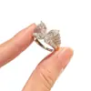 Lujo Ligero y Sensación de Alta Gama, Anillo de Mariposa Fantasma Ultra-Hada, Diseño en Capas, Anillo Multicapa Inspirado en Mariposas, Accesorio de Diseño de Nicho