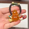 Cera de Abeja de Segunda Generación Varios Estilos Oso Bolsa de Queso Colgante Llavero DIY Exquisito Adorno de Joyería