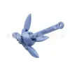 Estoque Disponível de Âncoras Dobráveis de Plástico Azuis, Âncoras de Guarda-chuva, Âncoras para Barcos de Pesca, Âncoras para Caiaque, Âncoras para Iates, Acessórios de Ferragens Marítimas