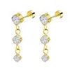 Amazon Comercio Exterior Conjunto de Pendientes de Circonita de Diseño Versátil de Gama Alta Joyería para Orejas de Fiesta Regalos al por Mayor para Mujeres
