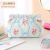 Bolsa de armazenamento de batom feminino portátil estilhaços fechamento automático impressão bolsa de cosméticos mini bolsa de troca de chave