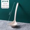 Colher de sopa de fibra de trigo resistente a altas temperaturas com cabo longo, para uso doméstico, grande, para mingau de sopa e arroz, estilo japonês, pequena, para sopa, novo estilo