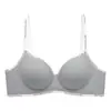 Sujetador Pequeño Engrosado de 5 cm para Mujeres con Pechos Pequeños, Realzando la Apariencia, Sin Costuras, Soporte Suave, Anti-Caída, Sujetador de Recogida Lateral