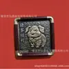 Nuevo Adorno de Escritorio de Oro Puro 999 Zodiaco Pintura Frotada de Bronce Marco de Fotos Adorno Regalo de Empresa Se Puede Enviar Directamente