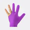 Guantes de Billar de Tres Dedos Venta Directa de Fábrica Personalizados, Estilo Tela Leica Transpirable Antideslizante Profesional, Específicamente para Hombres y Mujeres en Competiciones de Billar