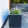 Combinación de Macetero y Valla para Exteriores para Uso Comercial, Adecuada para Macizos de Flores en Cafeterías, Restaurantes y Plazas Comerciales
