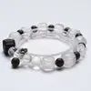 [Leite em Pó Marrom Pequeno] Cristal Natural Gelo Laranja Pó Pulseira Feminina Mais Fácil de Combinar Pulseira Presente Atacado