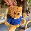 Urso de Pelúcia Vestindo Suéter Suporta Personalização Temática de Feriado, Personalização de Logo e Lembrancinhas de Casamento