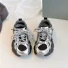 Tênis Dad Shoes Feminino 2026 Primavera Novo Modelo Malha Respirável Sola Grossa Velcro Solado Macio Antiderrapante Versátil Esportivo Tênis de Corrida