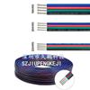 Cable de conexión para tira LED 5050 RGB de 18 AWG a color Negro Verde Rojo Azul Línea de cuatro colores Extensión de tira de 4 pines
