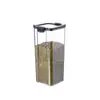 Tarro sellado para cereales, cereales, almacenamiento de cocina, caja de plástico transparente de grado alimenticio, aperitivos, productos secos, té.