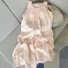 Embalagem física 202619207 # Camisola feminina de algodão nuvem de verão com bojo para uso doméstico