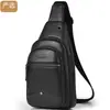 Bolso de pecho para hombre WEIXIER, bolso cruzado de un solo hombro de PU, mochila pequeña nueva y elegante 2026, bolso cruzado para hombre