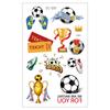 Rekalon Calcomanía Facial de Tatuaje de Fútbol Impermeable Transfronterizo para Fans de los Juegos de la Copa Mundial