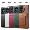 Denior Es Adecuado para Pegatina Trasera Oneplus Ace3Pro Patrón de Cocodrilo Inserto para Tarjeta Funda para Teléfono Móvil Ace2Pro Soporte Cubierta Protectora