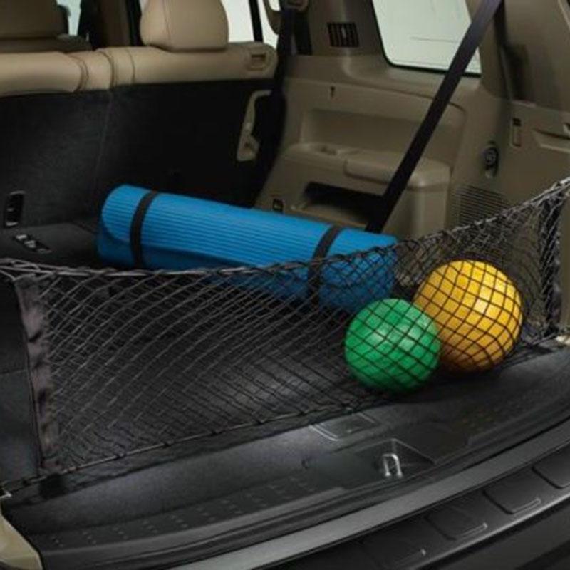 40*100cm Envelope Style Universal Trunk Cargo Net Car Mesh Storage Organizer with Mounting Screw Black Nylon Trunk Storage