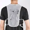 Mochila Colete Tático Portátil de Viagem com Duas Alças Bolsa de Couro Leve Simples Costura Tendência Tira Refletora Bolsa de Peito Transfronteiriça