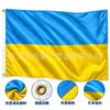 Bandera de Mano Ucrania Transfronteriza Bandera de Ucrania 14*21cm Bandera de Ucrania Polié Pongee