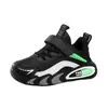 Zapatos para Niños 7-12 Correr Deportes Transfronterizos Superficie de Cuero Resistentes al Desgaste Zapatos para Niños de Moda Versátiles Zapatos de Correr para Primavera y Otoño